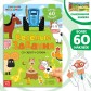 3 вариант 3-4 года Подарок на день рождения Книга "Пиши-стирай" + Скретч-слой и многоразовые наклейки + аппликация из страз + тату + леденец + раскраска + пакет