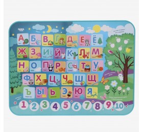 Набор комплпект мебели "С Азбукой" (стол и стул) складной (бирюза), арт. 9608592