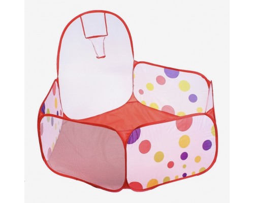 Сухой бассейн для шариков с кольцом / палатка детская игровая (140 х 45 см), арт. 1773803