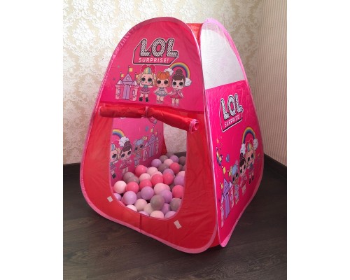 Детская игровая палатка домик "LOL"