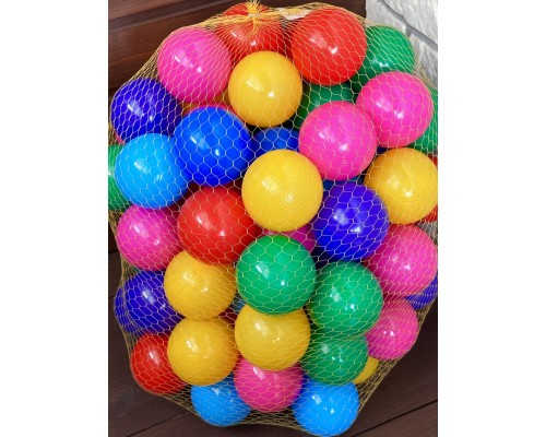 Шарики для сухого бассейна «Радуга Микс» d-7,5 см (30 штук), арт. 1180348
