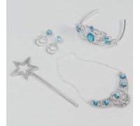 Подарочный набор «Самая красивая» - Холодное сердце (детская бижутерия, корона и волшебная палочка), на блистере, арт. 7022384