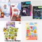 4 вариант 7-8 лет Подарок на день рождения Аквамозаика + Книга Гравюры + Тату (1 листок) + пакет