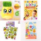 5 вариант 7-8 лет Подарок на день рождения Набор по выращиванию травки + Книга загадок с подвохом + Тату + пакет