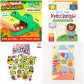 9б вариант 7-8 лет Подарок на день рождения Безумный крокодил + Книжка с кроссвордами + Тату + пакет