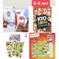 3 вариант 5-6 лет Подарок на день рождения Аквамозаика + Книга найди и покажи + Тату + Игра ходилка + пакет