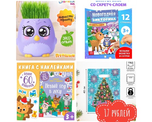 !! РАЗНЫЕ!!!! Новогодний подарок МИКС для ребенка для детей в садик сад 3-4 года