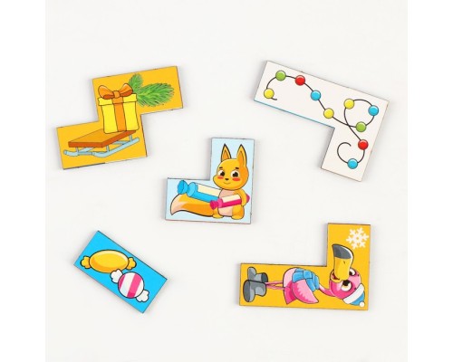 Новогодняя головоломка. Тетрис «Новый год! Любимый праздник»