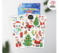 Новогодние тату, 2 листа в наборе