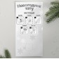 Новогодние тату светятся в темноте, 2 листа в наборе