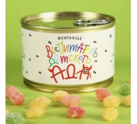 Монпансье "Воспитатель", карамель леденцовая в консервной банке, 140 г