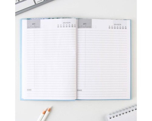 Подарочный набор «Любимому воспитателю»:ежедневник А5, 80 листов, ручка шариковая металл 0,8 мм, мыльные лепестки