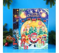 Адвент календарь Baron, 50 г молочный шоколад (24 окошка с шоколадочками) (в дополнение к подарку по 12,5 рубля)