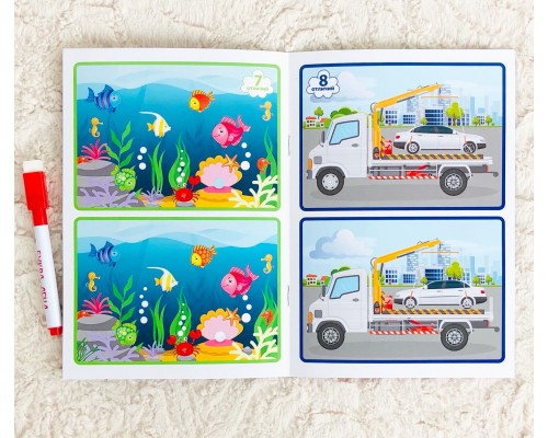 Набор книг с маркерами «Пиши-стирай. Для мальчиков» 2 штуки по 10 стр., БУКВА ЛЕНД, арт. 4496830