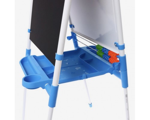 Магнитно-маркерная доска растущая, мольберт двухсторонний для рисования со счетами