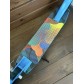 Детский и подростковый складной самокат Scooter двухколесный (6-15 лет) синий-желтый
