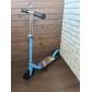 Детский и подростковый складной самокат Scooter двухколесный (6-15 лет) синий-желтый