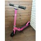 Детский и подростковый складной самокат Scooter двухколесный (6-15 лет) розовый/черный