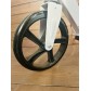 Детский и подростковый складной самокат Scooter двухколесный (6-15 лет) белый