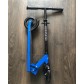 Детский складной самокат Scooter двухколесный (5-9 лет) синий