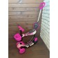 Самокат детский 5 в 1 Scooter с подножкой и родительской ручкой, беговел (розовый/конфеты)