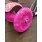 Самокат детский 5 в 1 Scooter с подножкой и родительской ручкой, беговел (розовый/конфеты)