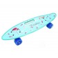 Скейт пенниборд скейтборд доска для катания, арт. 125 (бирюза)
