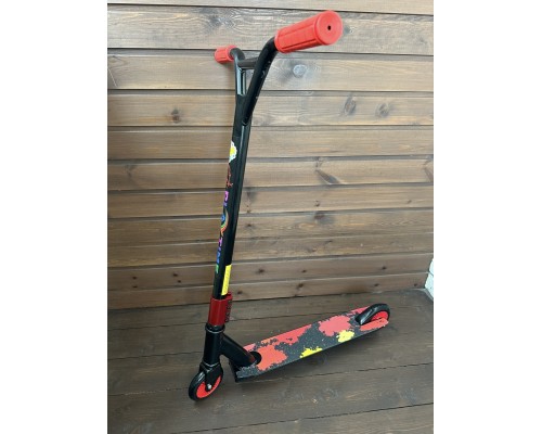 Трюковой детский подростковый самокат прыжковый Hooligan (красный), арт. 300B
