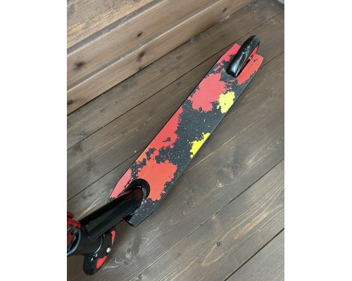 Трюковой детский подростковый самокат прыжковый Hooligan (красный), арт. 300B