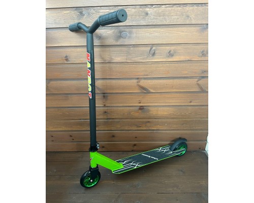 Трюковой детский подростковый самокат прыжковый Urban Scooter (cалатовый) 6+, арт. N6T
