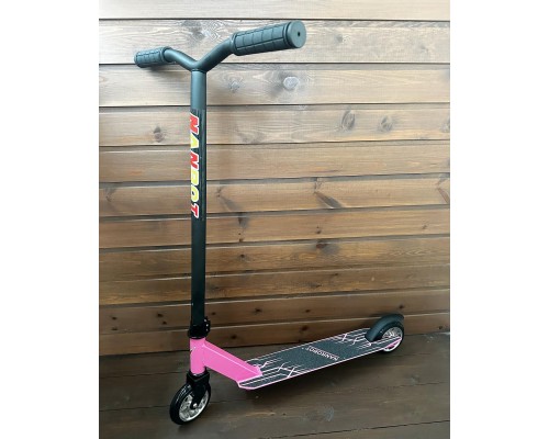 + Трюковой детский подростковый самокат прыжковый Urban Scooter (розовый) 6+, арт. N6T