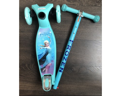 Детский самокат Scooter Maxi (2,5-7 лет) со светящимися колесами (Холодное сердце), арт. 0072R