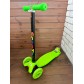 Детский самокат Scooter Maxi со светящимися колесами 036S (салатовый)