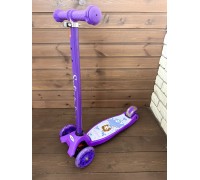 Детский самокат Scooter Maxi (2,5-7 лет) со светящимися колесами (принцесса софия), арт. 0072R