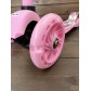 Детский самокат Scooter Maxi (2,5-7 лет) со светящимися колесами (Барби), арт. 0072R