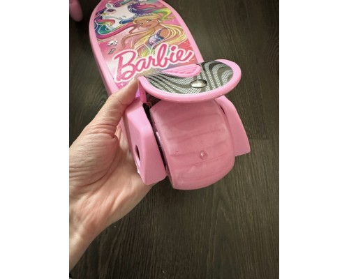 Детский самокат Scooter Maxi (2,5-7 лет) со светящимися колесами (Барби), арт. 0072R