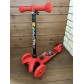 Детский самокат Scooter Mini (1,5-4 года) со светящимися колесами (красный/гонки), арт. 038z