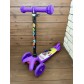 Детский самокат Scooter Mini (1,5-4 года) со светящимися колесами (фиолетовый/красавица), арт. 4105Р +