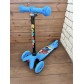 Детский самокат Scooter Mini (1,5-4 года) со светящимися колесами (голубой/человек-паук), арт. 038z