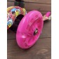 Детский самокат Scooter Mini (1,5-4 года) со светящимися колесами (розовый / рисунок), арт. 038z