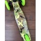 Детский самокат Scooter Mini (1,5-4 года) со светящимися колесами (салатовый/милитари), арт. 038z
