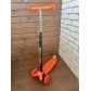 Самокат детский Scooter Maxi Макси со светящимися колесами 036S (оранжевый)