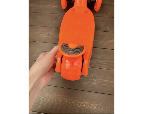 Детский самокат Scooter Maxi (2,5-7 лет) со светящимися колесами (огонь-вода), арт. 036z