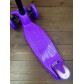 Самокат детский трехколесный Scooter Maxi Макси со светящимися колесами 036S (фиолетовый)