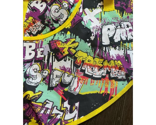 Тюбинг-ватрушка, диаметр чехла 100 см, ткань/тент (желтый)