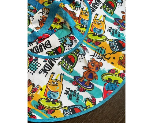 Тюбинг-ватрушка, диаметр чехла 90 см, ткань/тент (бирюза)