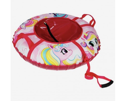 Тюбинг-ватрушка «Пони», диаметр чехла 83 см, тент/оксфорд