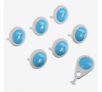 Набор заглушек для электрических розеток с ключом-отмычкой (6 штук), арт. 1385787 !!!