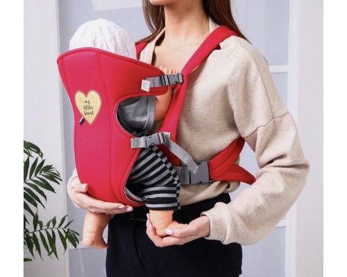 Рюкзак-кенгуру для малыша "Мое сердечко" от 3 до 10 кг, арт. 4741948 !!!