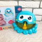 Музыкальная игрушка для игры в ванне «Осьминог-генератор мыльных пузырей»